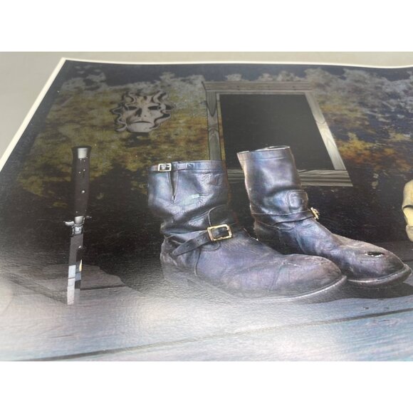 LE GM Harley Davidson motorcycle print artwork signed 10/50 water 16x12" READ - Picture 4 of 5